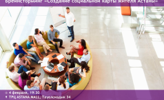 Фото Брейнсторминг «Создание социальной карты жителя Астаны»