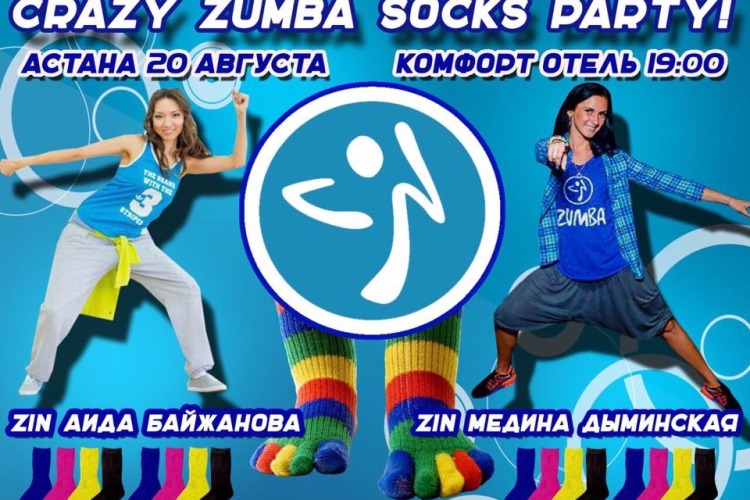 Crazy Zumba Socks Party